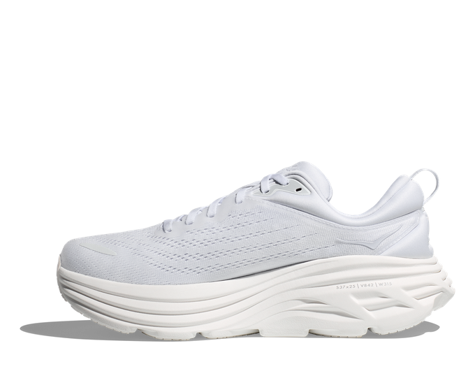 Man Schuhe Hoka Bondi 8 White/White