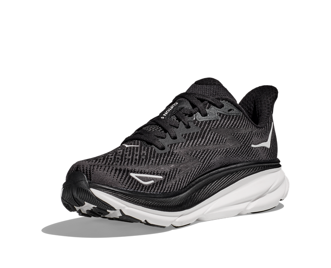 Man Schuhe Hoka Clifton 9 Black/White