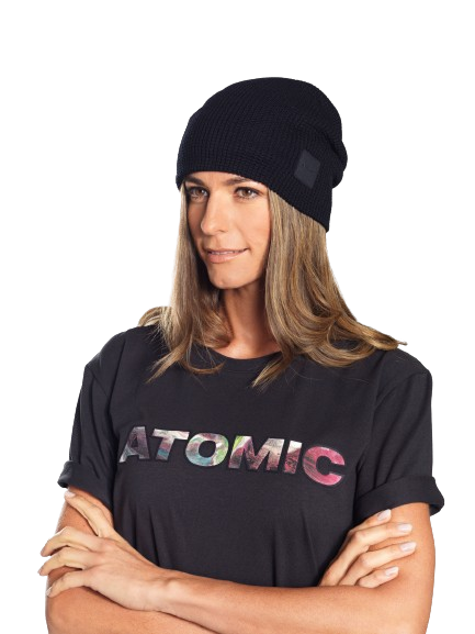 Mütze Atomic Alps Slouch Beanie Black – 2024/25