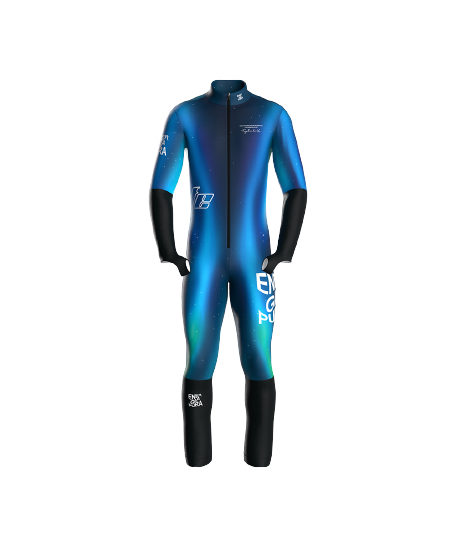 Rennanzug Energiapura Aurora Blue Junior (insulated, unpadded) - 2024/25