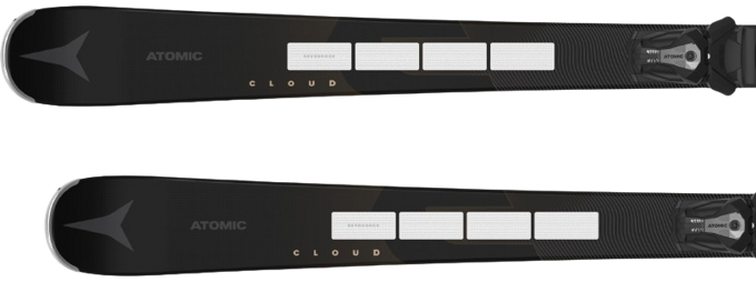 Ski Atomic Cloud C14 Revoshock S + MI 12 GW Black/Smoke - 2024/25
