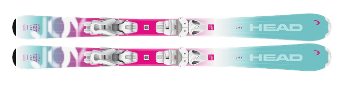 Ski HEAD Joy Easy Jrs + Jrs 4.5 GW CA Solid White/White Brake [I] 80 mm - 2024/25