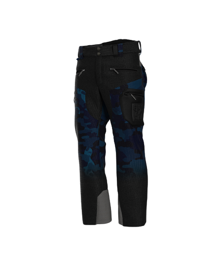 Ski JacSki pants ENERGIAPURA Velvet Grong Printed Camouflage/Blue - 2023/24ket ENERGIAPURA Velvet Grong Printed Camouflage/Blue