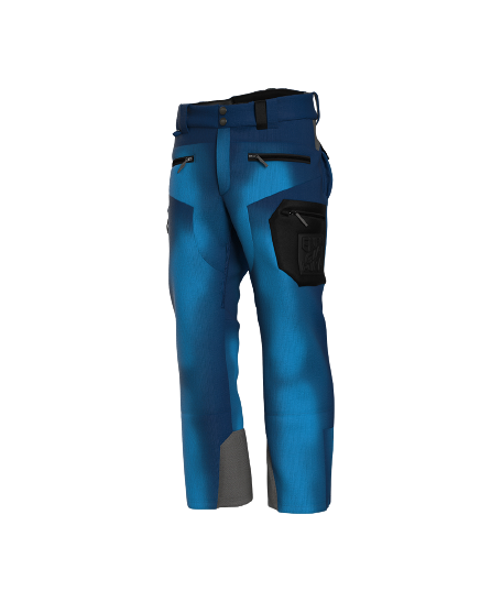 Ski Pants Energiapura Velvet Grong Printed Royal - 2024/25
