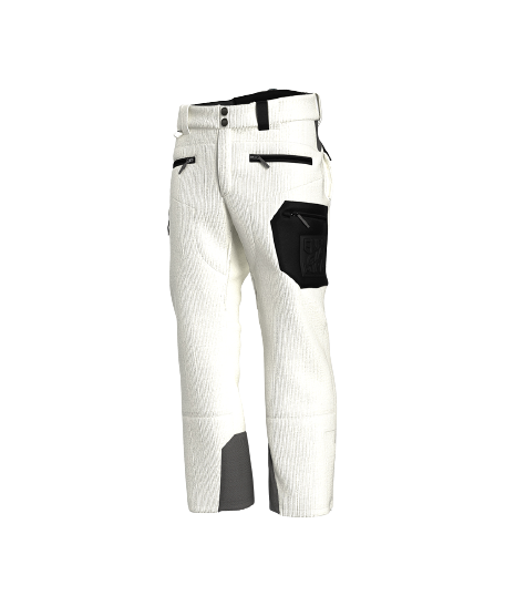 Ski pants ENERGIAPURA Pants Velvet Grong Printed SR White/Black - 2023/24