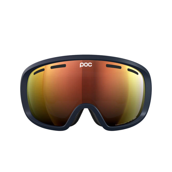 Skibrille POC Fovea Apatite Navy/Partly Sunny Orange - 2024/25