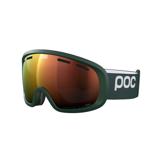 Skibrille POC Fovea Mid Pargasite Green/Partly Sunny Orange - 2024/25