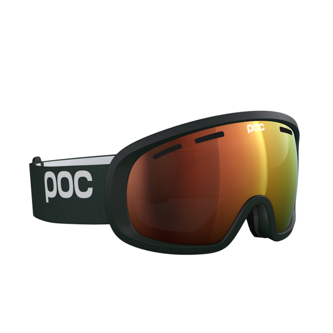 Skibrille POC Fovea Mid Pargasite Green/Partly Sunny Orange - 2024/25