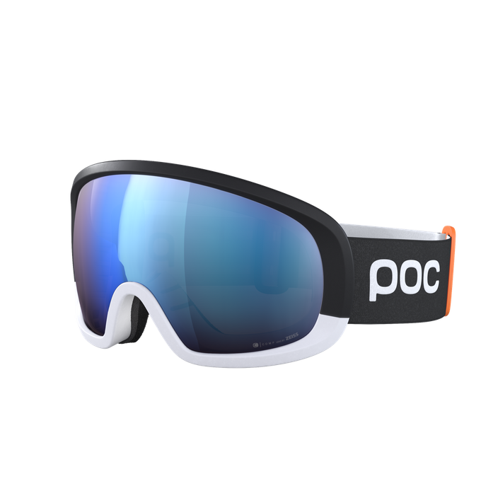 Skibrille POC Fovea Mid Race Uranium Black/Hydrogen White/Partly Sunny Blue - 2023/24