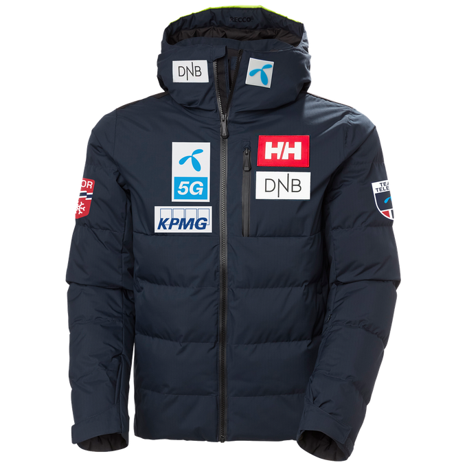 Skijacke Helly Hansen Kvitfjell Race Puffy Jacket Navy NSF Team - 2024/25