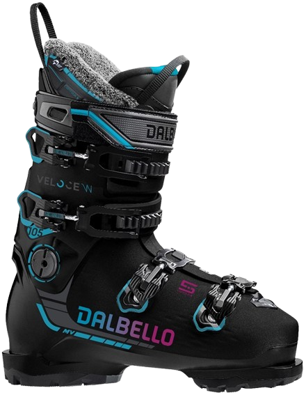 Skischuhe Dalbello Veloce 105 MV W Black/Black - 2024/25