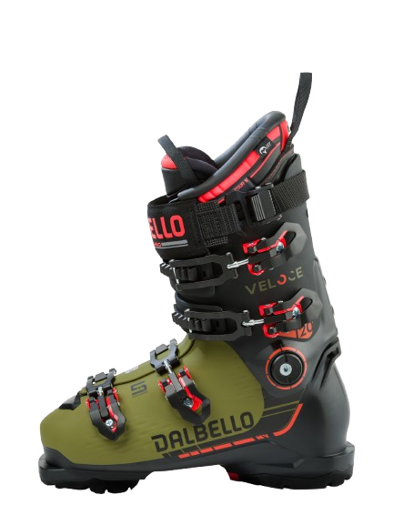 Skischuhe Dalbello Veloce 120 MV Black/Olive - 2024/25