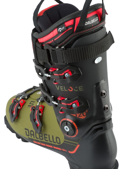 Skischuhe Dalbello Veloce 120 MV Black/Olive - 2024/25