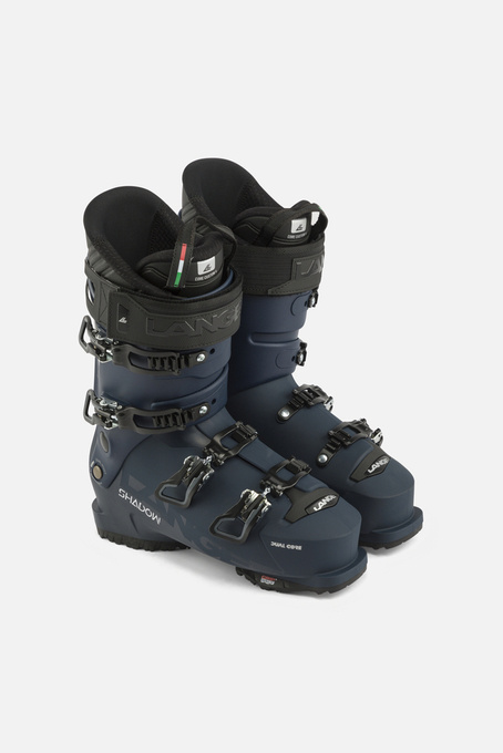 Skischuhe Lange Shadow 100 MV GW Black Blue - 2024/25