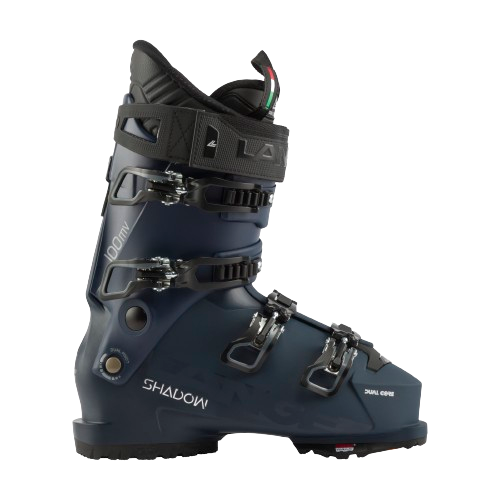 Skischuhe Lange Shadow 100 MV GW Black Blue - 2024/25