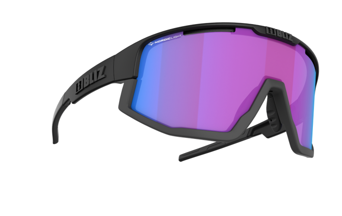 Sonnenbrille BLIZ Vision Matt Black Nano Optics/Nordic Light - 2024
