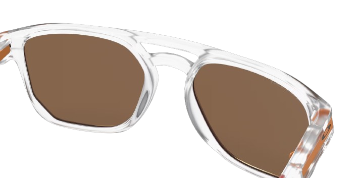 Sonnenbrille OAKLEY Latch Beta Introspect Collection Prizm Bronze Lenses / Matte Clear Frame