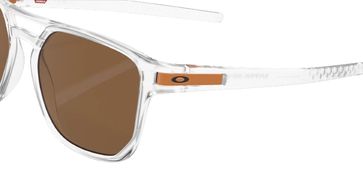 Sonnenbrille OAKLEY Latch Beta Introspect Collection Prizm Bronze Lenses / Matte Clear Frame