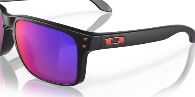 Sonnenbrille Oakley Holbrook Matte Black/Positive Red Iridium - 2023