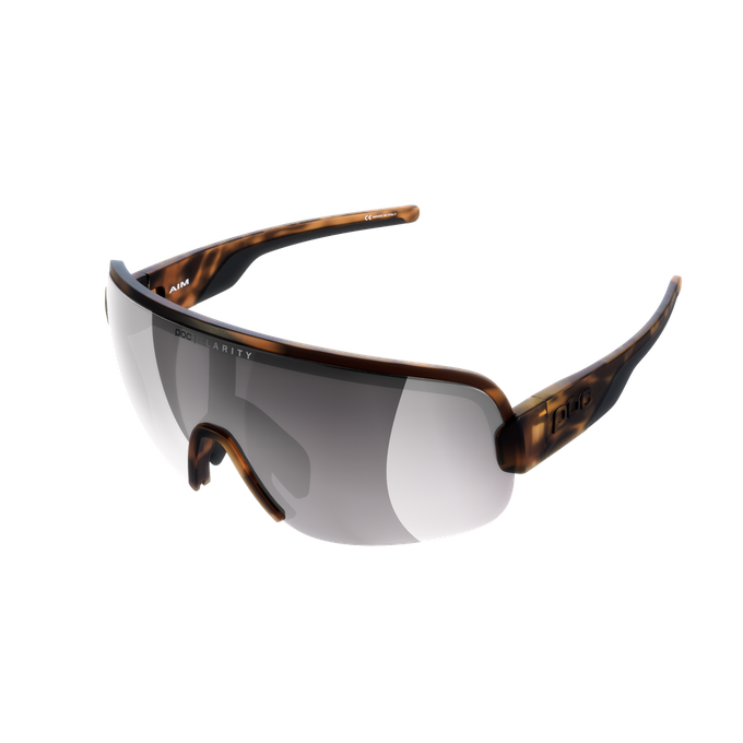 Sonnenbrille POC Aim Tortoise Brown/Clarity Road/Sunny Silver