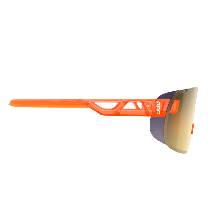 Sonnenbrille POC Elicit Fluo. Orange Translucent/Clarity Road/Partly Sunny Gold