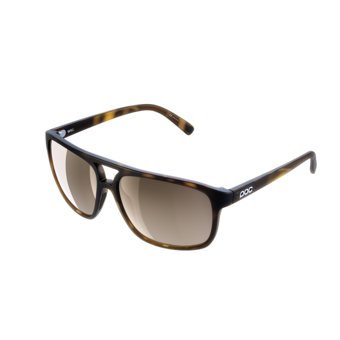 Sonnenbrille POC Will Tortoise Brown/Clarity Trail/Partly Sunny Silver