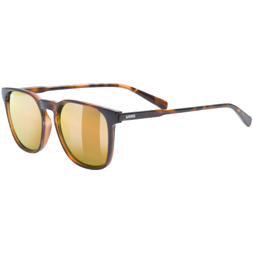 Sonnenbrille Uvex Lgl 49 P Havanna/Mirror Gold - 2023