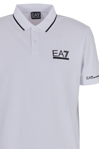 T-shirt Emporio Armani Man Jersey Polo White