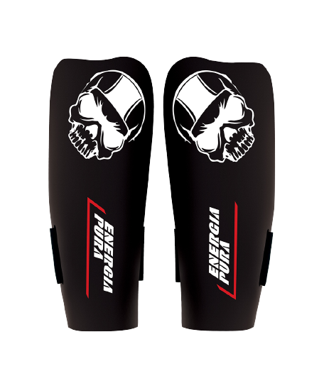 Unterarm schlagschutz Energiapura Armguards Racing Senior Black/White Skull/Red - 2024/25