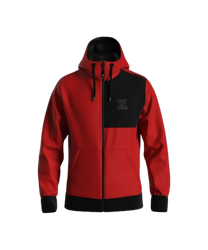 Bluse ENERGIAPURA Sweatshirt Full Zip With Hood Kopaonik Red - 2022/23