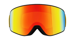 Brille Red Bull Spect RUSH Black/Orange/Red mirror S2 - 2024/25