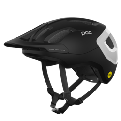 Fahrradhelm POC Axion Race MIPS Uranium Black Matt/Hydrogen White