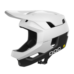 Fahrradhelm POC Otocon Race MIPS Fluorescent Hydrogen White/Uranium Black Matt