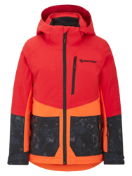 Jacke Ziener Trivor Lady Padded Red Orange Pop - 2024/25