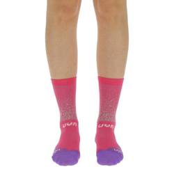 Radsocken UYN Lady Cycling Aero Pink/Violet - 2023