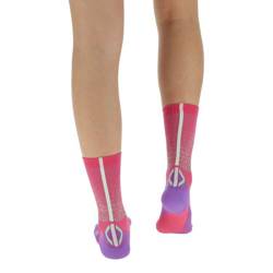 Radsocken UYN Lady Cycling Aero Pink/Violet - 2023