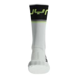 Radsocken UYN Man Cycling One Light White/Black- 2023