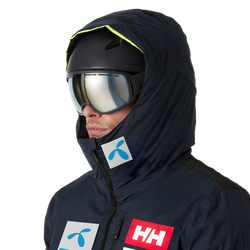 Skijacke Helly Hansen Kvitfjell Race Puffy Jacket Navy NSF Team - 2024/25