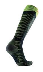 Skisocken Sidas Ski Comfort Black/Yellow - 2024/25