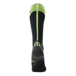 Skisocken UYN Man Ski One Merino Socks Black/Lime - 2024/25