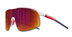 Sonnenbrille Julbo Density Spectron 3 Matt White / Fluo Orange / Blue