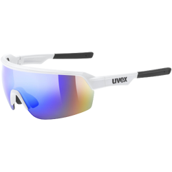 Sonnenbrille Uvex Sportstyle 227 White Mat/Mirror Blue - 2023