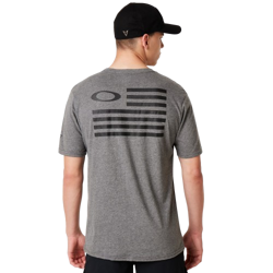 T-Shirt OAKLEY SI Oakley Flag Tee Athletic Heather Gray