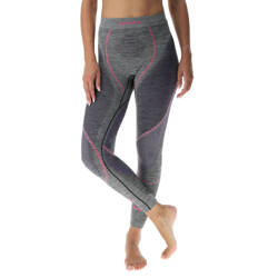 Thermounterwäsche UYN Woman Ambityon UW Pant Long Melange Black Melange/Purple/Raspberry - 2024/25