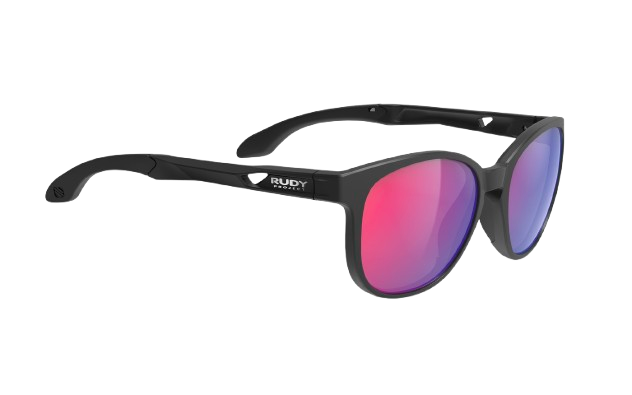 Sunglasses Rudy Project LIGHTFLOW B Black Matte/Polar 3FX HDR Multilaser Red