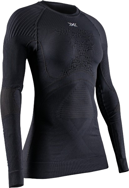 Thermounterwäsche X-bionic Energy Accumulator 4.0 Shirt LG SL Wmn Opal Black/Arctic White - 2025/26