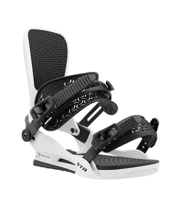 Snowboard Bindings Union STR White - 2024/25