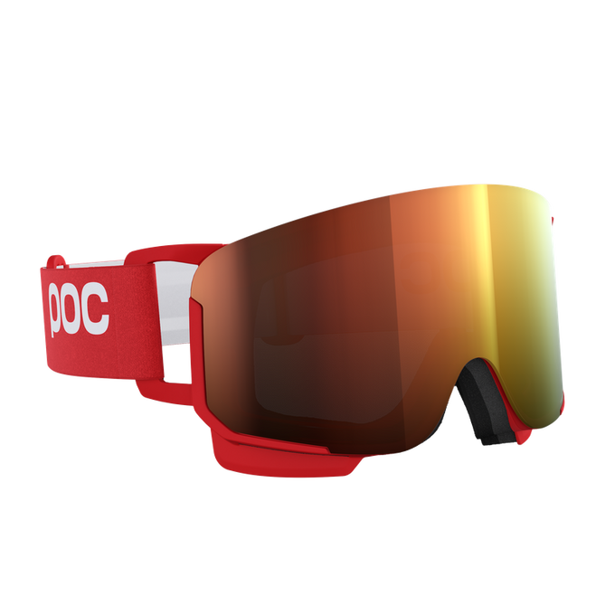 Goggles POC  Nexal Raw Prismane Red/Partly Sunny Orange - 2024/25