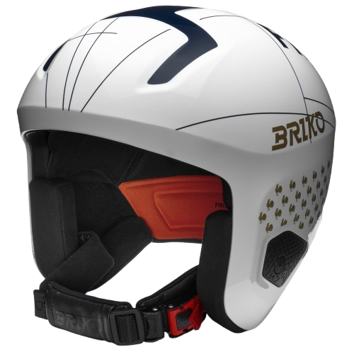 Helmet Briko Vulcano 2.0 France Shiny White Tangaroa Blue - 2024/25