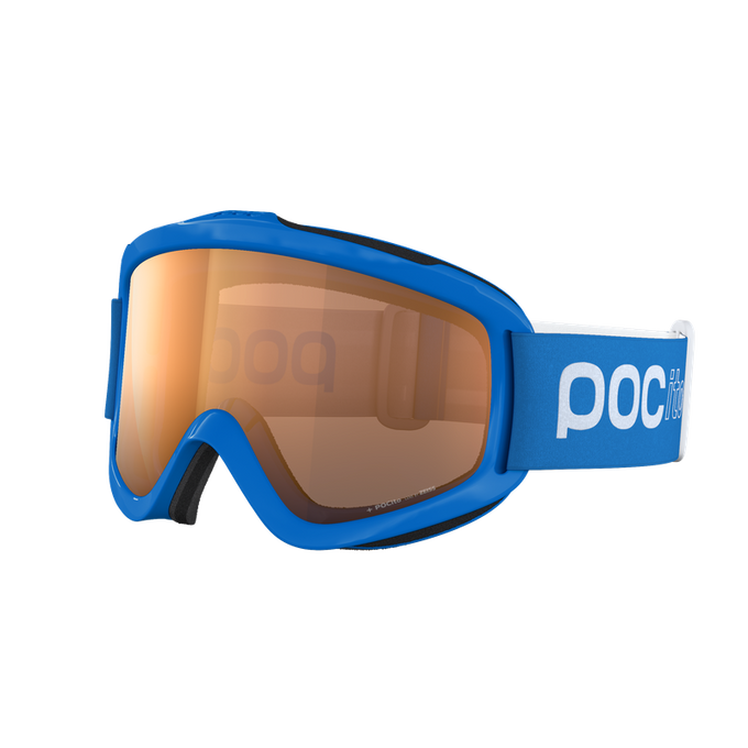 Goggles POC POCito Iris Fluorescent Blue/Partly Sunny Light Orange - 2024/25